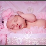 Newborn baby girl closeup newborn girl close up photo