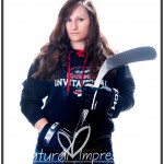 Senior Girl with hockey stick girl with hockey stick