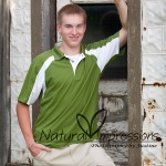 Senior Boy with Old Building ND Senior Pictures