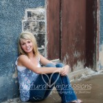 Senior Girl in Alley North Dakota Senior Pictures